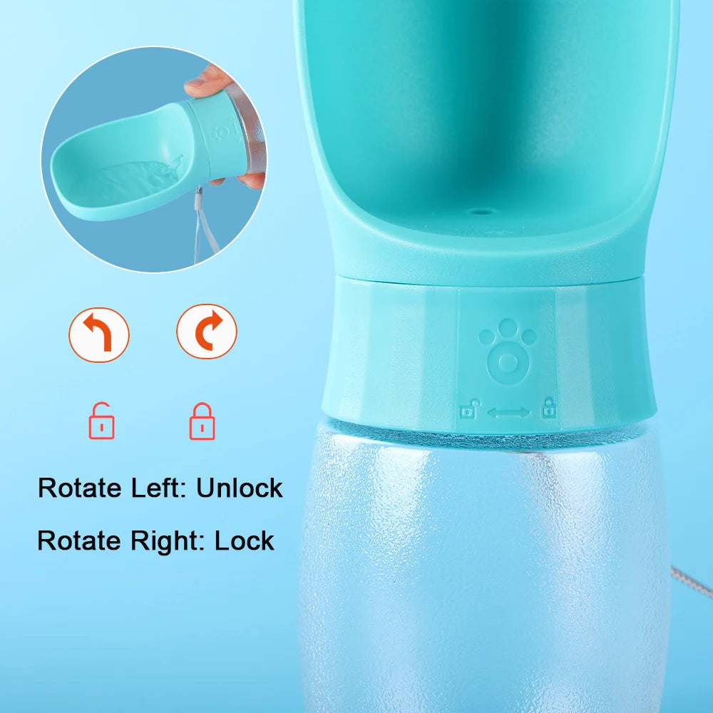 Dog Water Bottle MULTICOLOR