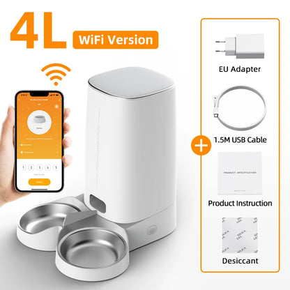 ROJECO Dispenser WiFi Double Feeder