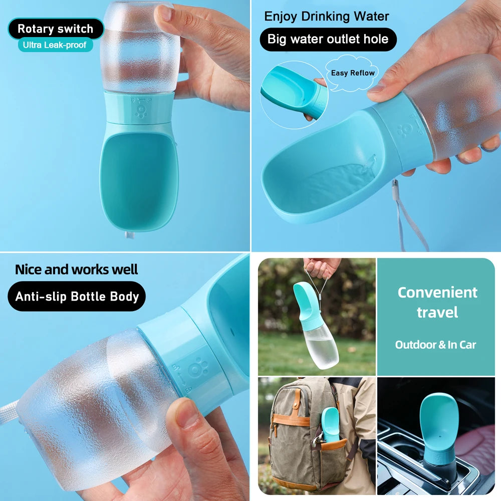 Dog Water Bottle MULTICOLOR