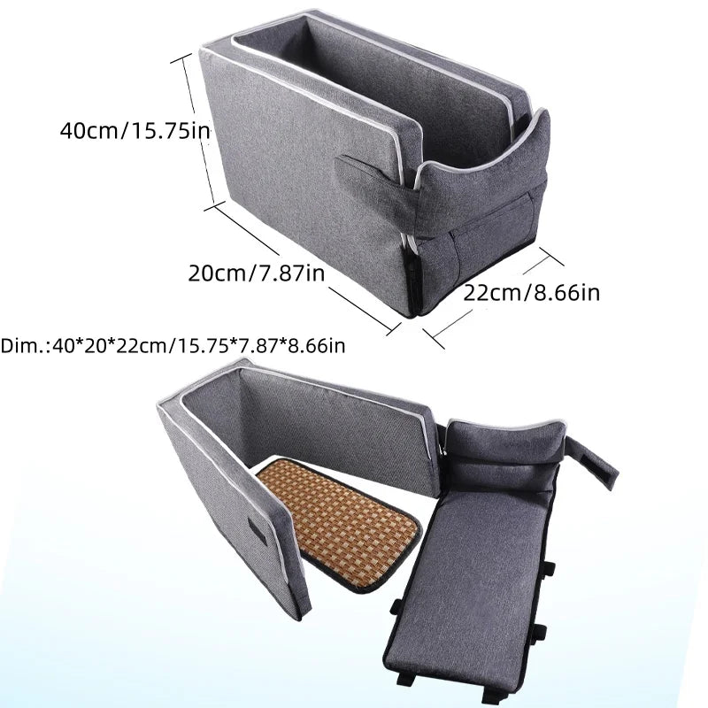 Car Center Console Pet Bed