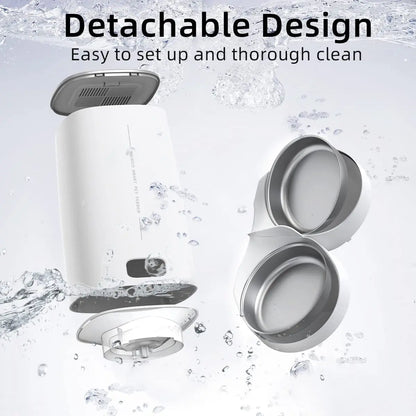 ROJECO Dispenser WiFi Double Feeder