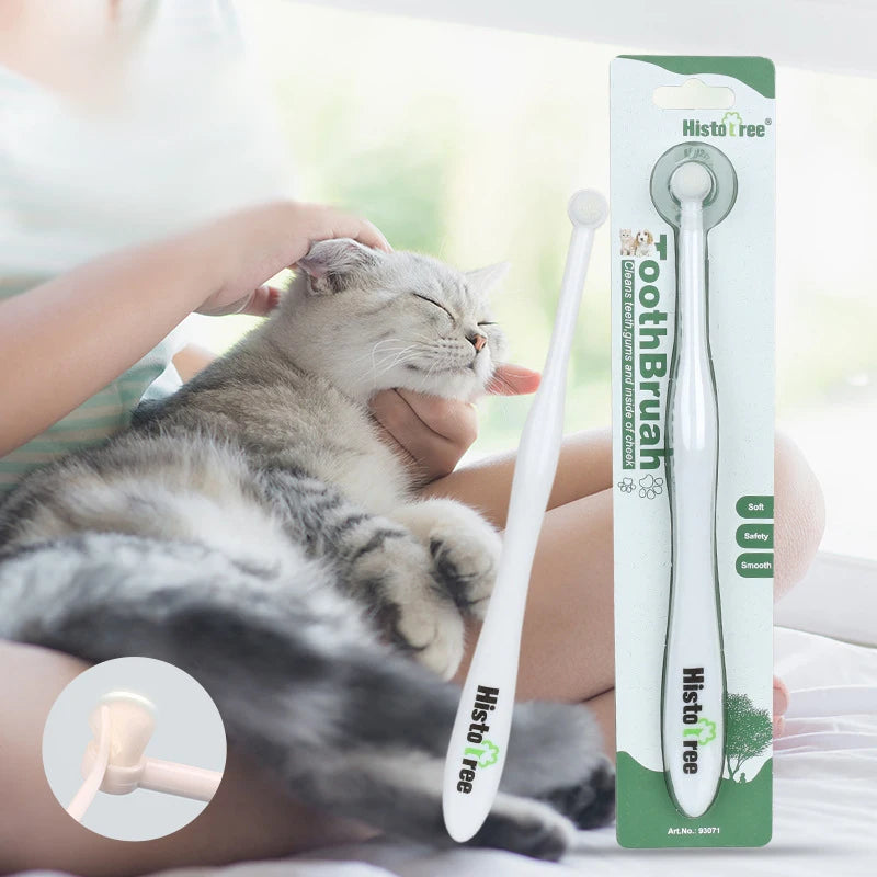 Round Head Pet Toothbrush