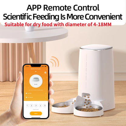 ROJECO Dispenser WiFi Double Feeder